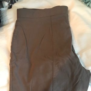Brown pull on pants